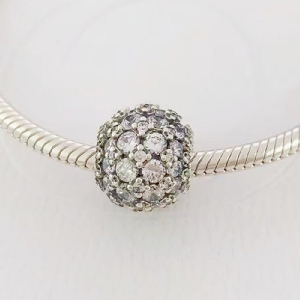 Pandora Openwork Snowflake CZ Charm S925 Sterling Silver